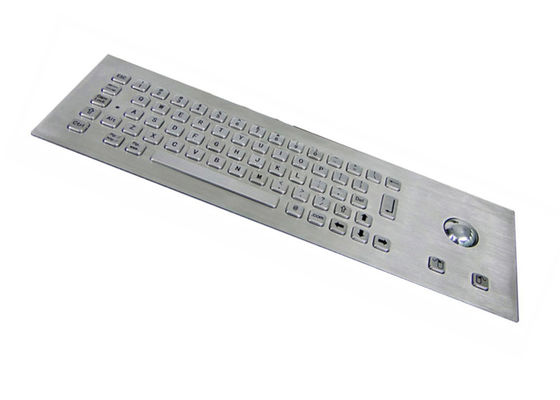buy IP65 Waterproof Stainless Steel Keyboard With Mouse Trackball on sales