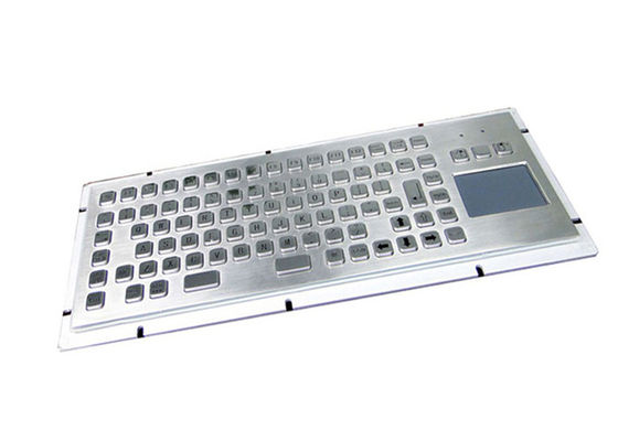 buy High quality Rear Mounting Industrial Keyboard 20mA SUS304 With Trackball Mouse Trackpad Design China on sales