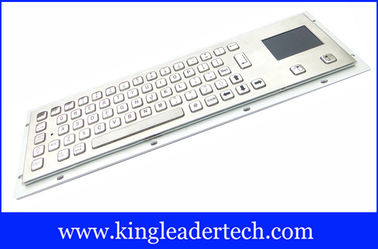 buy High Quality Custom Brushed Stainless Steel Industrial Keyboard With Touchpad IP65 With 64 Keys Design China on sales
