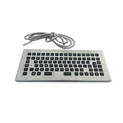 buy Wholesale High Quality Rugged Waterproof Desktop Backlit Industrial Computer Keyboard with Enhanced Cable China on sales
